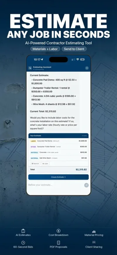 ContractorAI App Store preview 2